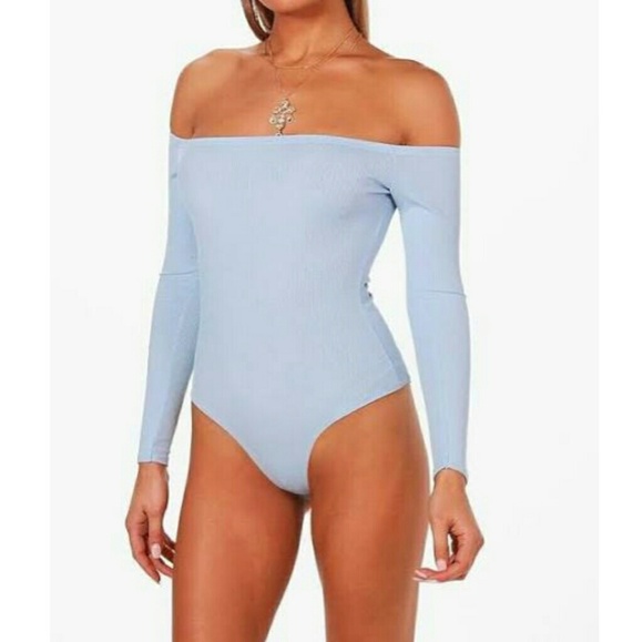 baby off the shoulder bodysuit